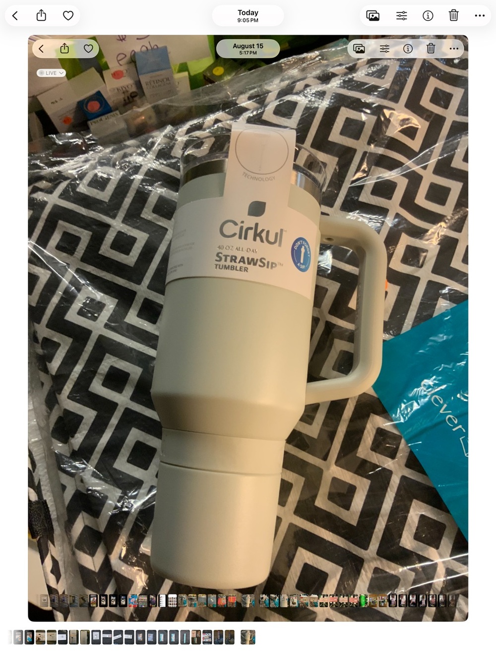 Cirkul StrawSip 40 oz Tumbler